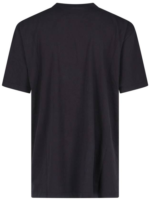 Logo Print Short Sleeve T-Shirt Black - BALENCIAGA - BALAAN 3