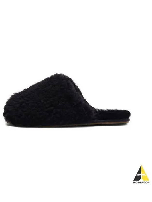 Maxi Curly Fur Slippers Black - UGG - BALAAN 2