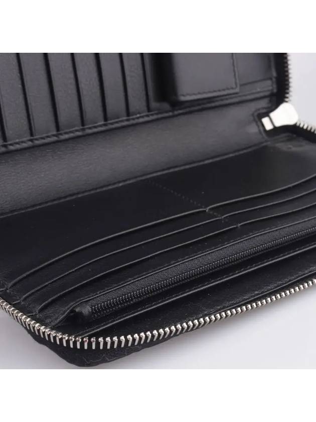 Microssima Zipper Long Wallet Black - GUCCI - BALAAN 5