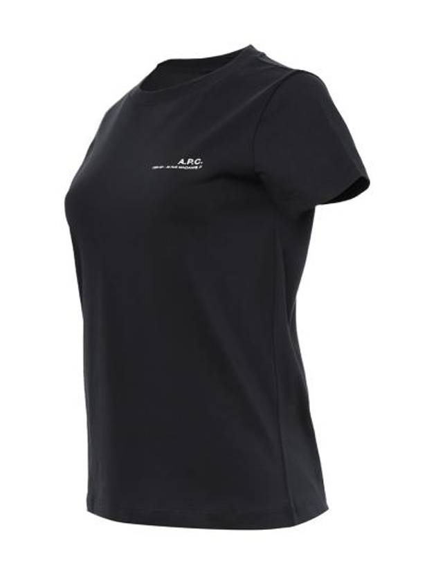 Women's Item Logo Short Sleeve T-Shirt Black - A.P.C. - BALAAN 3