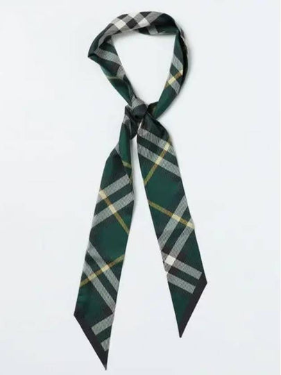 Vintage Check Pointed Tip Scarf Green - BURBERRY - BALAAN 2