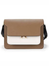 Saffiano Trunk Medium Shoulder Bag Brown - MARNI - BALAAN 3