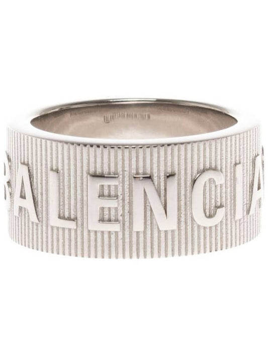 striped logo ring ring - BALENCIAGA - BALAAN 1