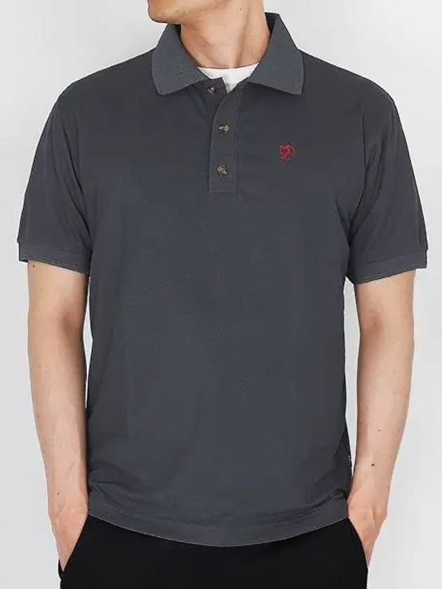 Outdoor Collar Men s Crowley Pique Polo 81783032 - FJALL RAVEN - BALAAN 1