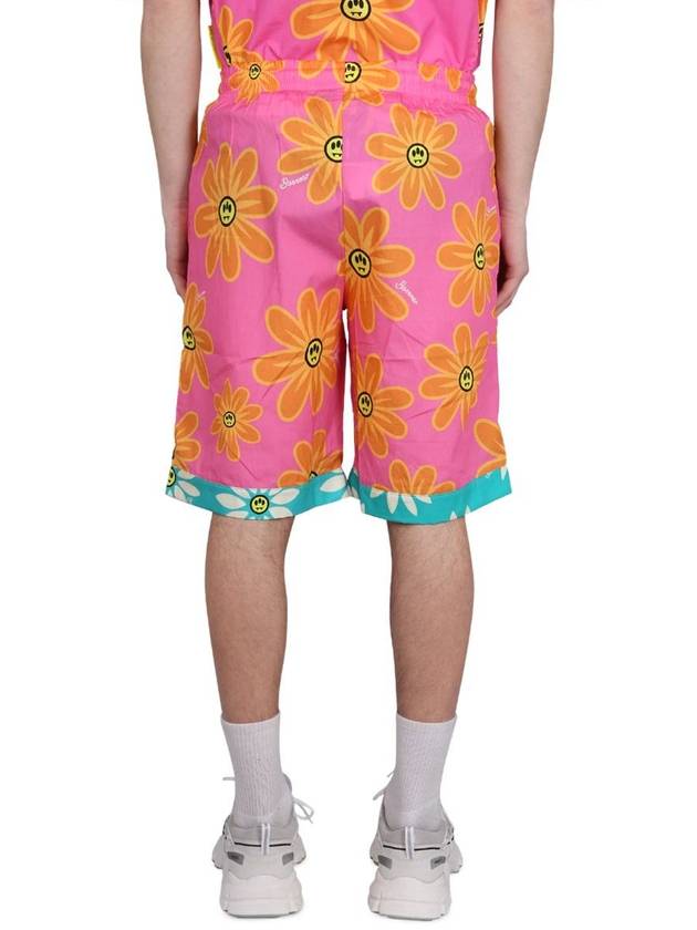 Barrow Sunflower Print Bermuda Shorts Unisex - CLAIRE BARROW - BALAAN 6