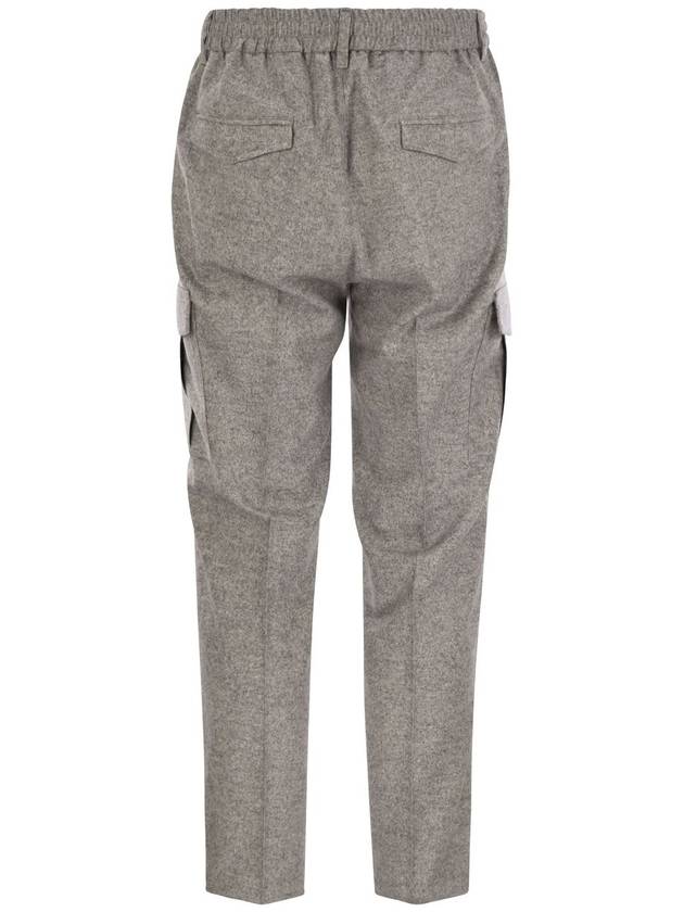 Wool, silk and cashmere jogger trousers - PESERICO - BALAAN 2