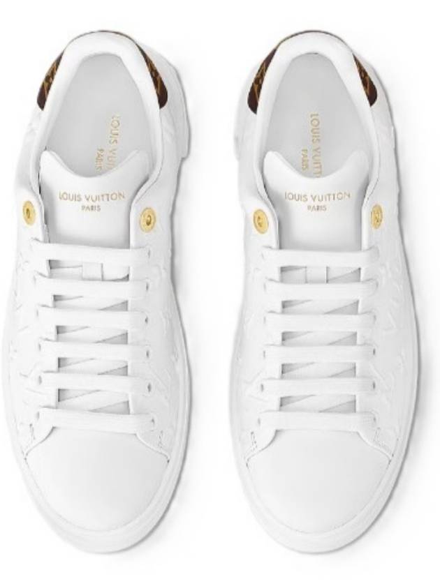 Time Out Monogram Tab Low Top Sneakers White - LOUIS VUITTON - BALAAN 5