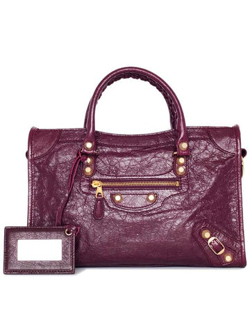 Giant Motor City Bag Small 433353 D94JG 5015 Burgundy - BALENCIAGA - BALAAN 1