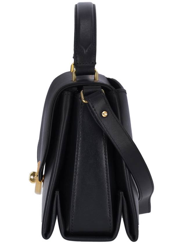 Lana Top Handle Shoulder Bag Black - MULBERRY - BALAAN 6