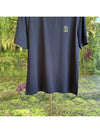 Men's Back Printing Short Sleeve T-Shirt Navy - BRUNELLO CUCINELLI - BALAAN 4