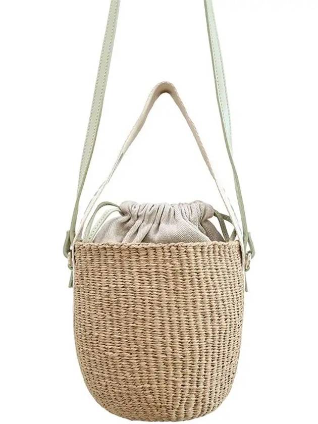 Small Woody Logo Bucket Bag Beige - CHLOE - BALAAN 6