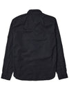 Gabardine Utility Long Sleeve Shirt Black - CP COMPANY - BALAAN 3