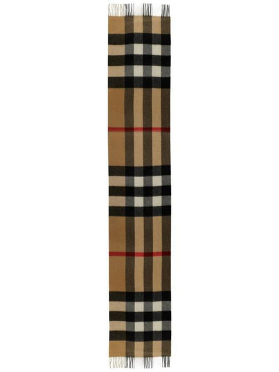 Classic Check Cashmere Muffler Beige - BURBERRY - BALAAN 2