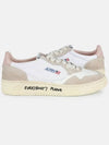 Medalist Pink Tab Low Top Sneakers White - AUTRY - BALAAN 2