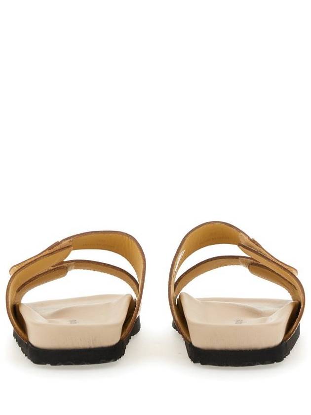 Sandals PWIH019 S23LEA0017661 GOLD - PALM ANGELS - BALAAN 4