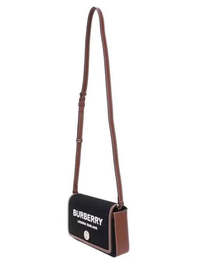 Cotton Technical Leather Cross Bag - BURBERRY - BALAAN 3