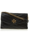 Kira Chevron Chain Long Wallet Black - TORY BURCH - BALAAN 2