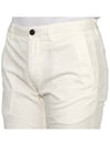 Men's Cotton Blend Straight Pants White - THEORY - BALAAN 9