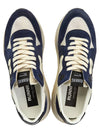 Running Sole Distressed Leather Suede Mesh Low-Top Sneakers - GOLDEN GOOSE - BALAAN 3