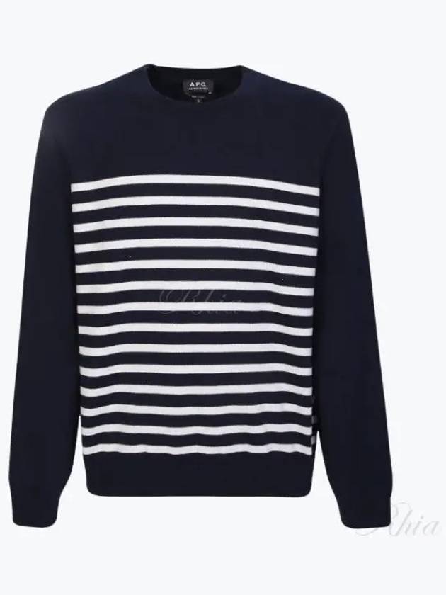 Matthew Cashmere Sweatshirt Navy - A.P.C. - BALAAN 2