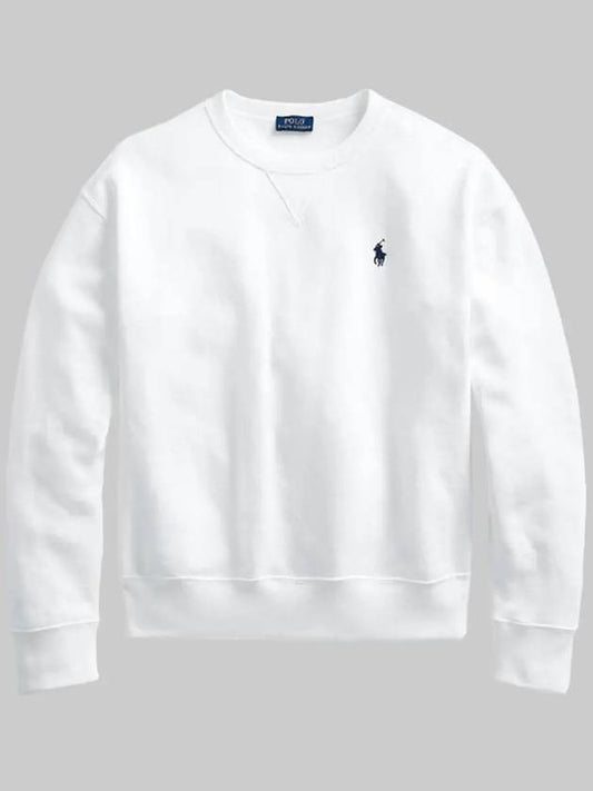 Polo Women s Brushed Lining Pony Logo Embroidered Sweatshirt 211794395002 - RALPH LAUREN - BALAAN 1