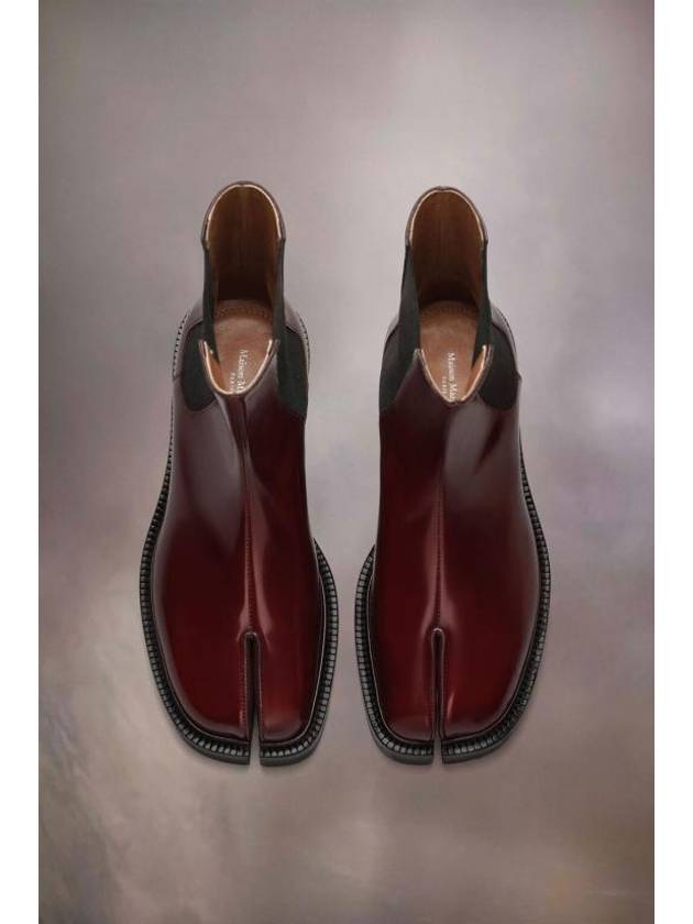 Tabi County Chelsea Boots Burgundy - MAISON MARGIELA - BALAAN 5