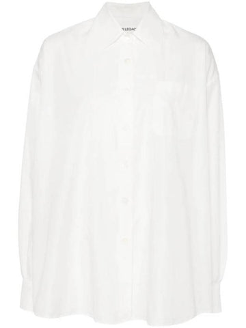 Borrowed Poplin Shirt White - OUR LEGACY - BALAAN 1