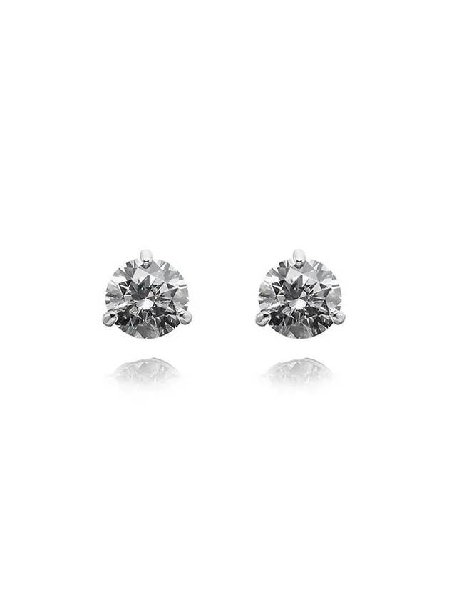 1800046 Stilla Solitaire stud earrings - SWAROVSKI - BALAAN 1