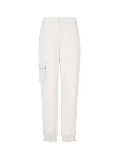 Women s Easy Cargo Jogger Pants Ecru 271487 - EMPORIO ARMANI - BALAAN 1