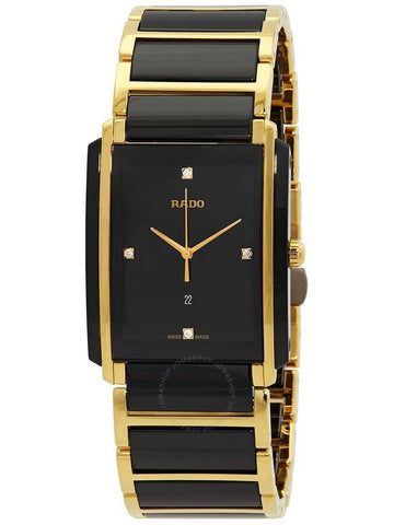 Rado Integral Jubile Black Dial Unisex Watch R20204712 - RADO - BALAAN 1