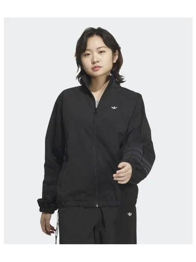 adidas Ruched Track Top Jacket Black JD6385 - ADIDAS - BALAAN 2