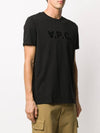 VPC Logo Organic Cotton Short Sleeve T-Shirt Black - A.P.C. - BALAAN 4