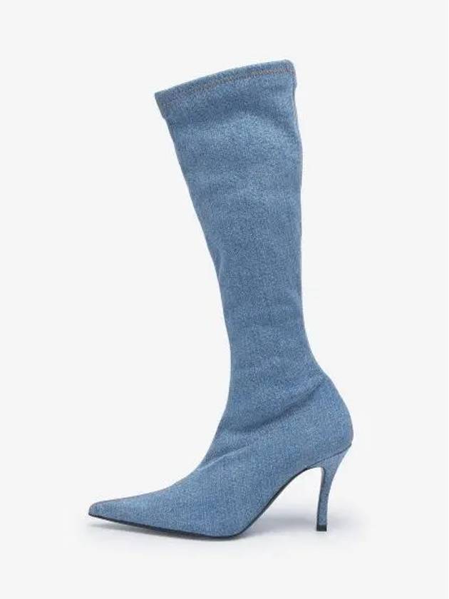 D Venus Stiletto Long Boots Light Blue - DIESEL - BALAAN 2