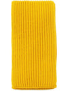 ribbed wool muffler yellow SCARF YELLOW - ANDERSEN-ANDERSEN - BALAAN 2