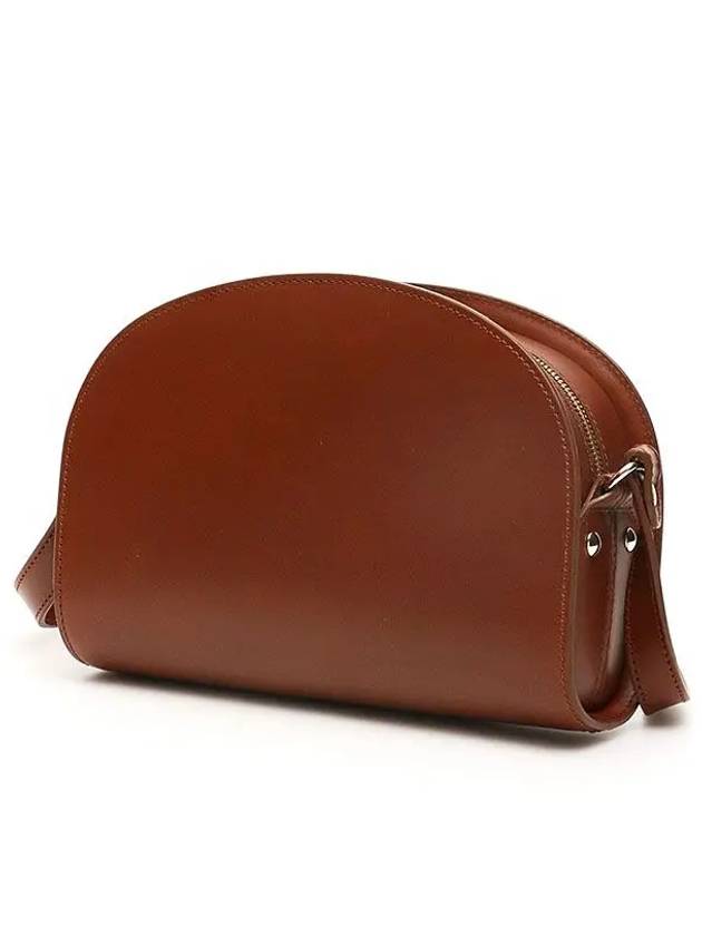 Demi Lune Half Moon Cross Bag Brown - A.P.C. - BALAAN.