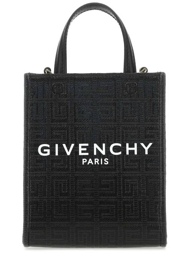 4G Canvas Vertical Mini G Tote Bag Black - GIVENCHY - BALAAN 2