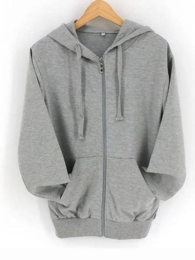 Therapy Men s Hooded Zip Up Long Sleeve T Shirt Gray - SUPENER - BALAAN 3