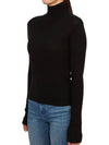 Sax High Neck Knit Turtleneck Black - MAX MARA - BALAAN 3