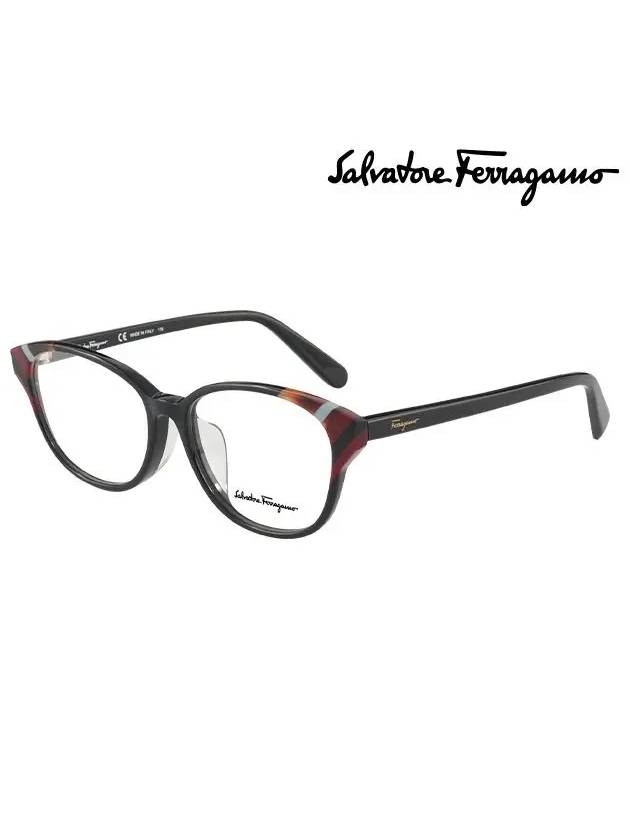 Eyewear Oval Eyeglasses Tea Cup - SALVATORE FERRAGAMO - BALAAN 3