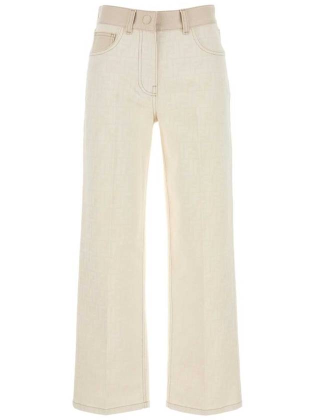 FF Long Jeans White - FENDI - BALAAN 2