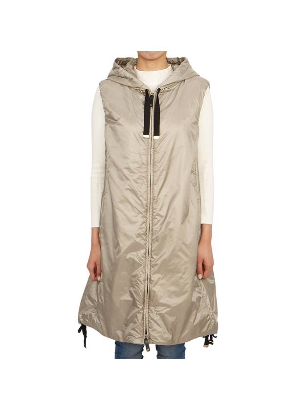 Greengi Padded Vest Beige - MAX MARA - BALAAN 1