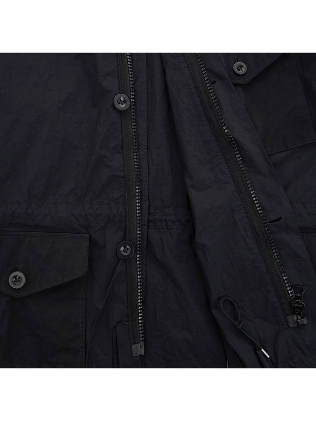 Mid-Layer Hooded Jacket Black - TEN C - BALAAN 10