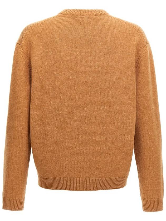 Fox Head Knit Top Sequoia - MAISON KITSUNE - BALAAN 3