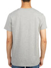 Black VPC Logo Short Sleeve T-Shirt Light Grey - A.P.C. - BALAAN 7