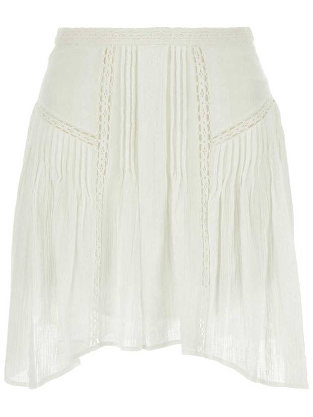 Jorena Unbalanced Skirt White - ISABEL MARANT ETOILE - BALAAN 2