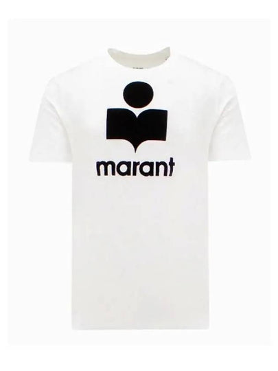 Karman Logo Short Sleeve T-Shirt White - ISABEL MARANT - BALAAN 2