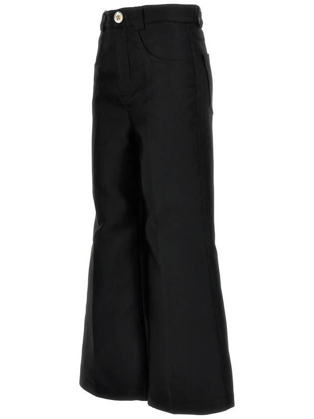 Giambattista Valli Cropped Silk Blend Pants - GIAMBATTISTA VALLI - BALAAN 3