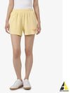 Embroidered Logo Terry Shorts Yellow - SPORTY & RICH - BALAAN 2