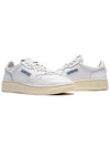 Medalist Leather Low Top Sneakers White - AUTRY - BALAAN 5