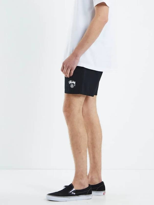 Basic Stock Beach Shorts Black - STUSSY - BALAAN 4